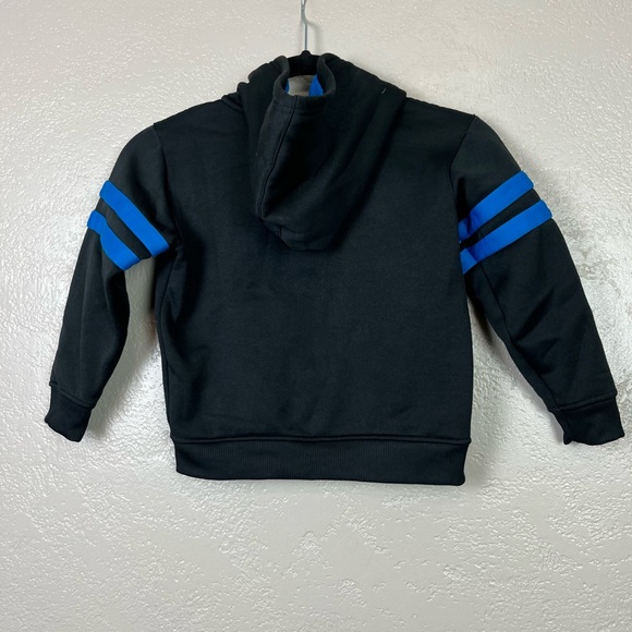 Puma boy long sleeve full zip athletic blue black hoodie‎ sweatshirt size 5 - Picture 3 of 10